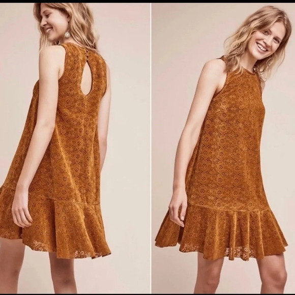 Anthropologie Dresses & Skirts - NWT‎ Anthropologie Amis velvet lace dress by Maeve